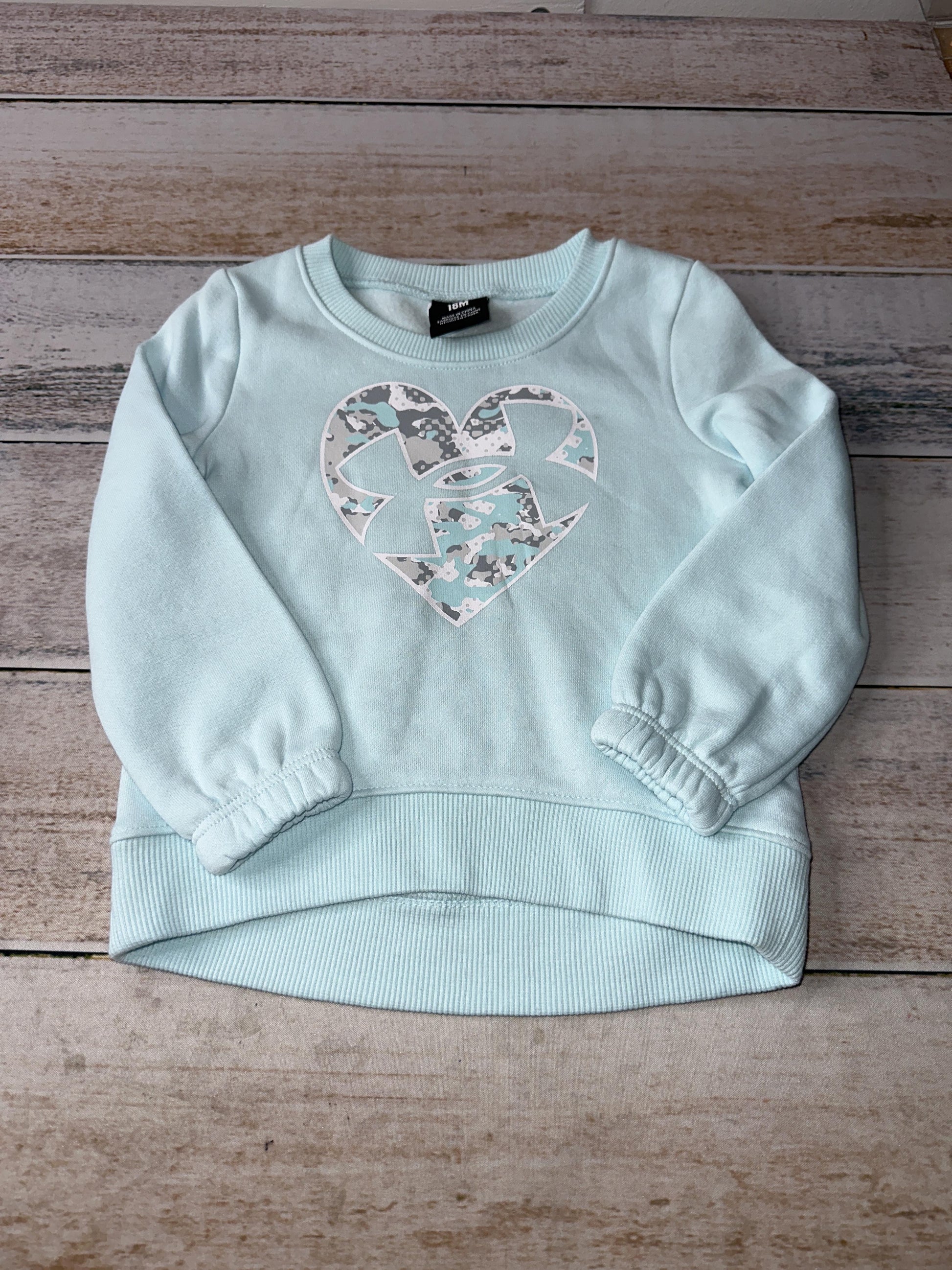 Under Armour Girls Light Blue Sweater Size: 18 months Light Blue