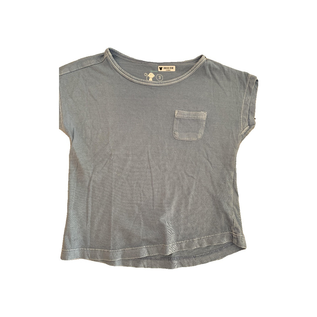 Primary Unisex Light Blue T-Shirt Size: 3T Light Blue