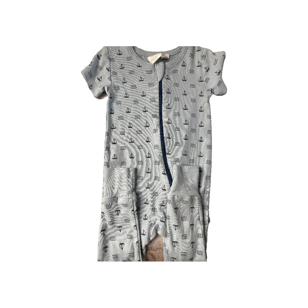 Parade Boys Light Blue Romper Size: 2T Light Blue