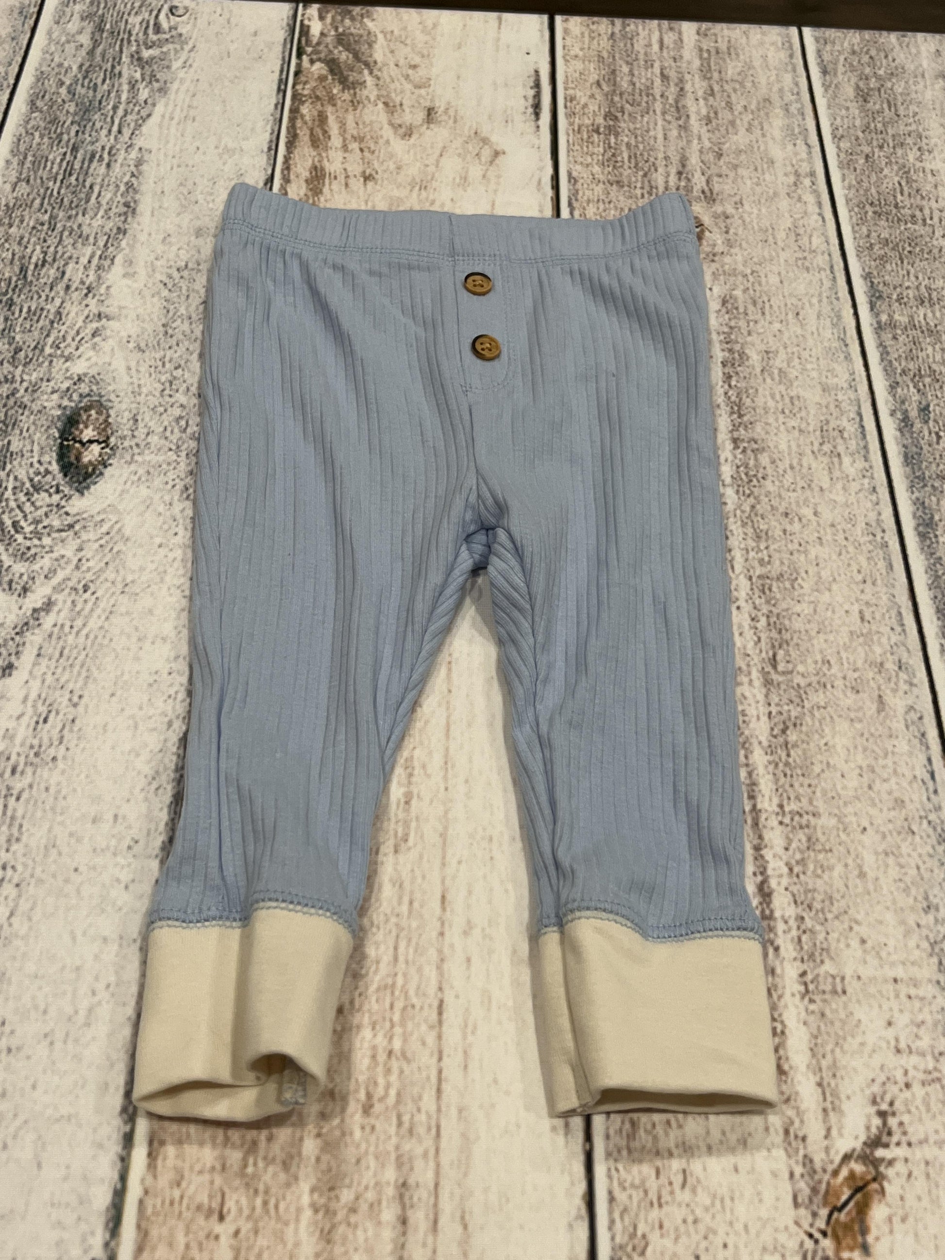 Cat & Jack Girls Light Blue Pants Size: 6-9 months Light Blue