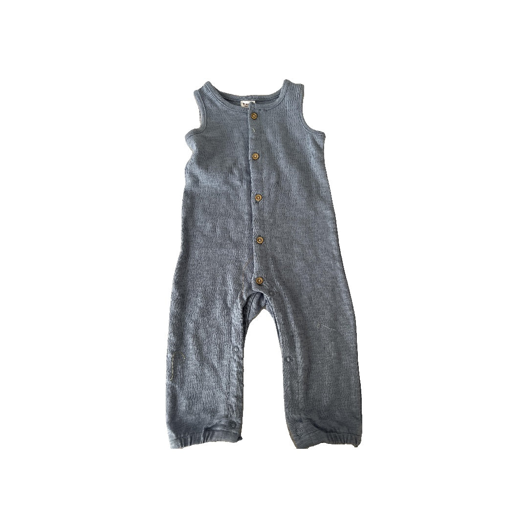 Baby Starters Boys Light Blue Romper Size: 9 months Light Blue