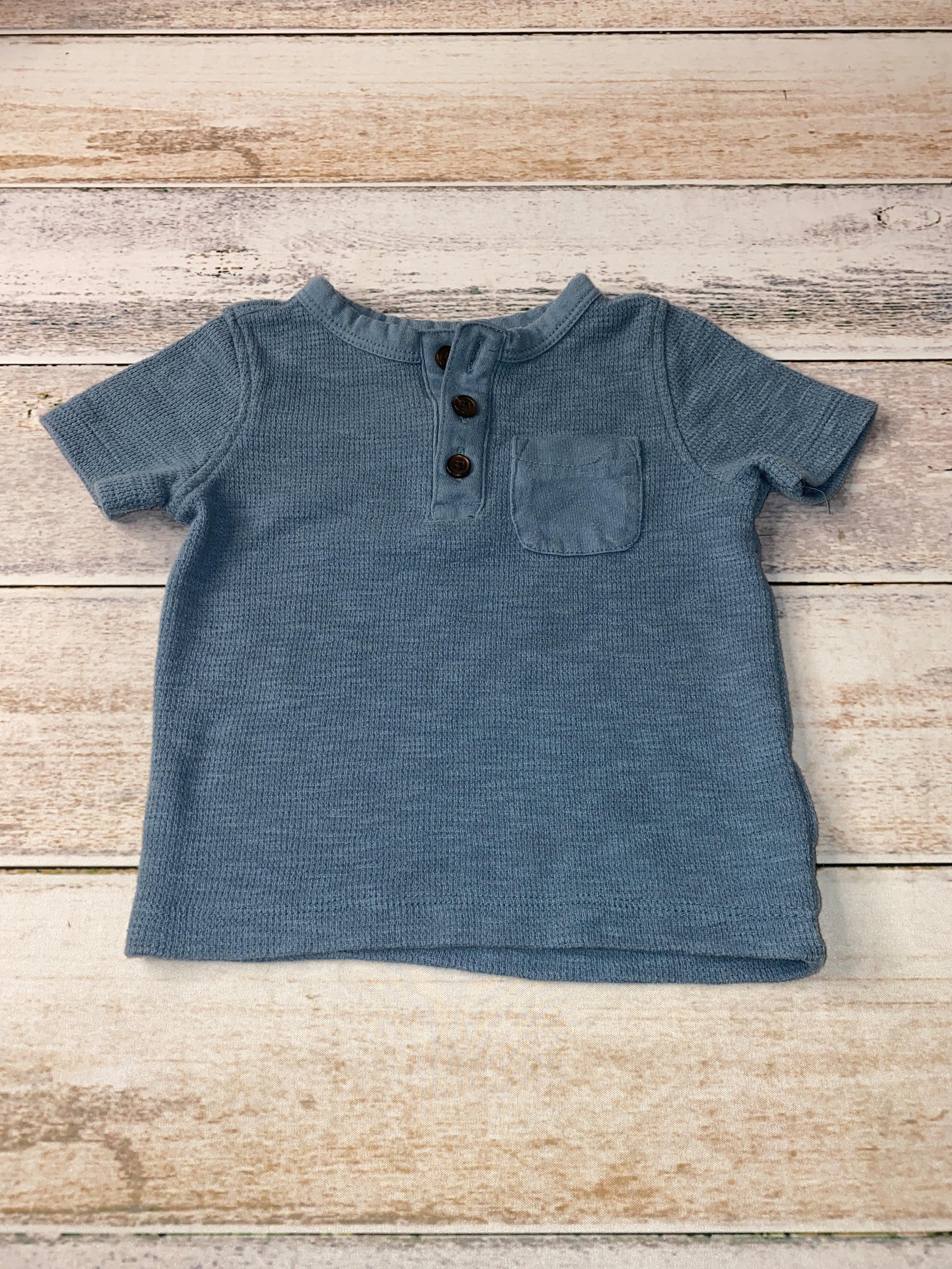 Old Navy Boys Light Blue T-Shirt Size: 12-18 months Light Blue