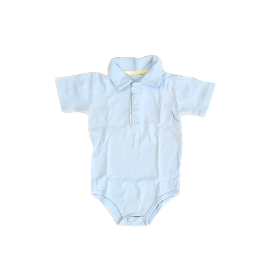 Unknown Boys Light Blue Onesie Size: 18 Months Light Blue