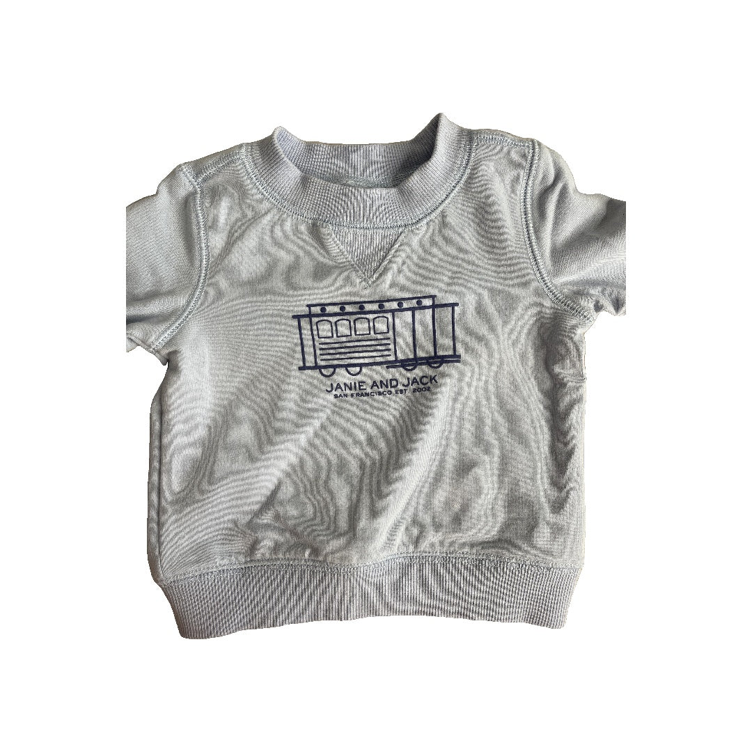 Janie and Jack Girls Light Blue Sweater Size: 3-6 months Light Blue