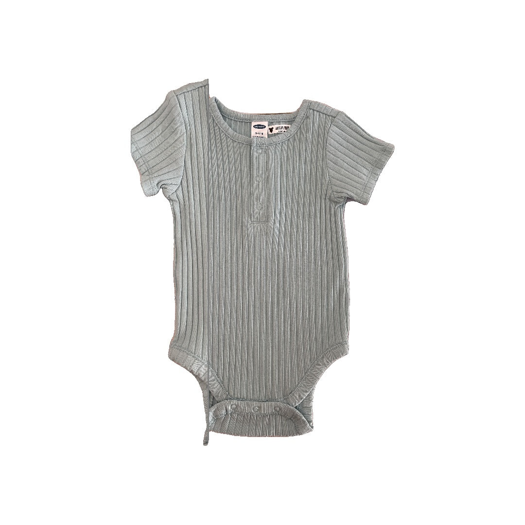 Old Navy Boys Light Blue Onesie Size: 6-12 months Light Blue