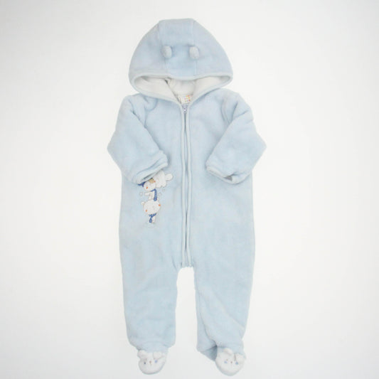 Absorba Boys Light Blue Bunting Size: 3-6 Months Light Blue