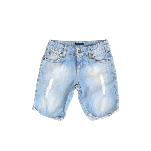 Sisley Boys Light Blue Jean Shorts Size: 7-8 Years Light Blue