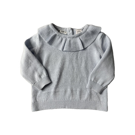 Nordstrom Girls Light Blue Sweater Size: 3-6 months Light Blue