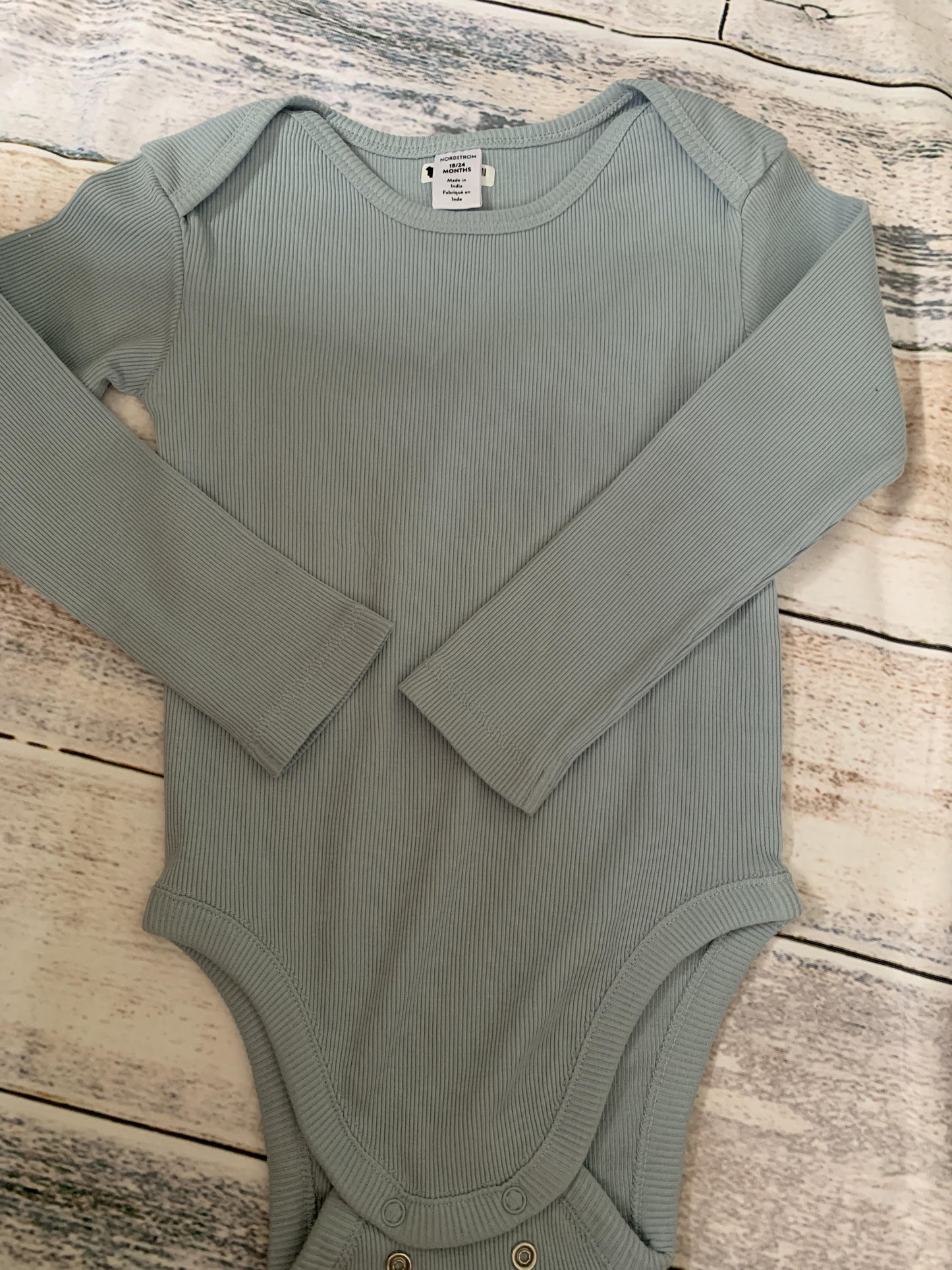Nordstrom Boys Light Blue Onesie Size: 18-24 months Light Blue