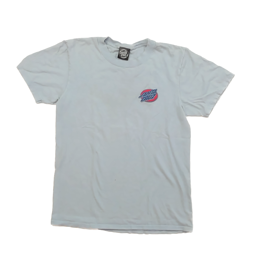 Santa Cruz Boys Light Blue T-Shirt Size: YXL 16-18 Years Light Blue