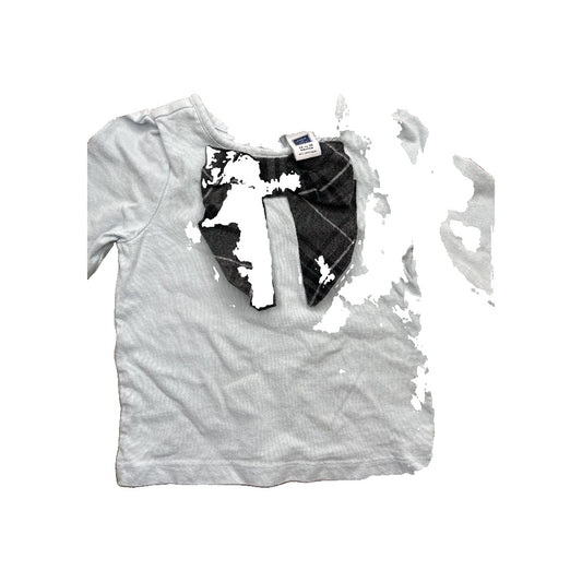 Janie and Jack Girls Light Blue Long Sleeve T-Shirt Size: 18 months Light Blue