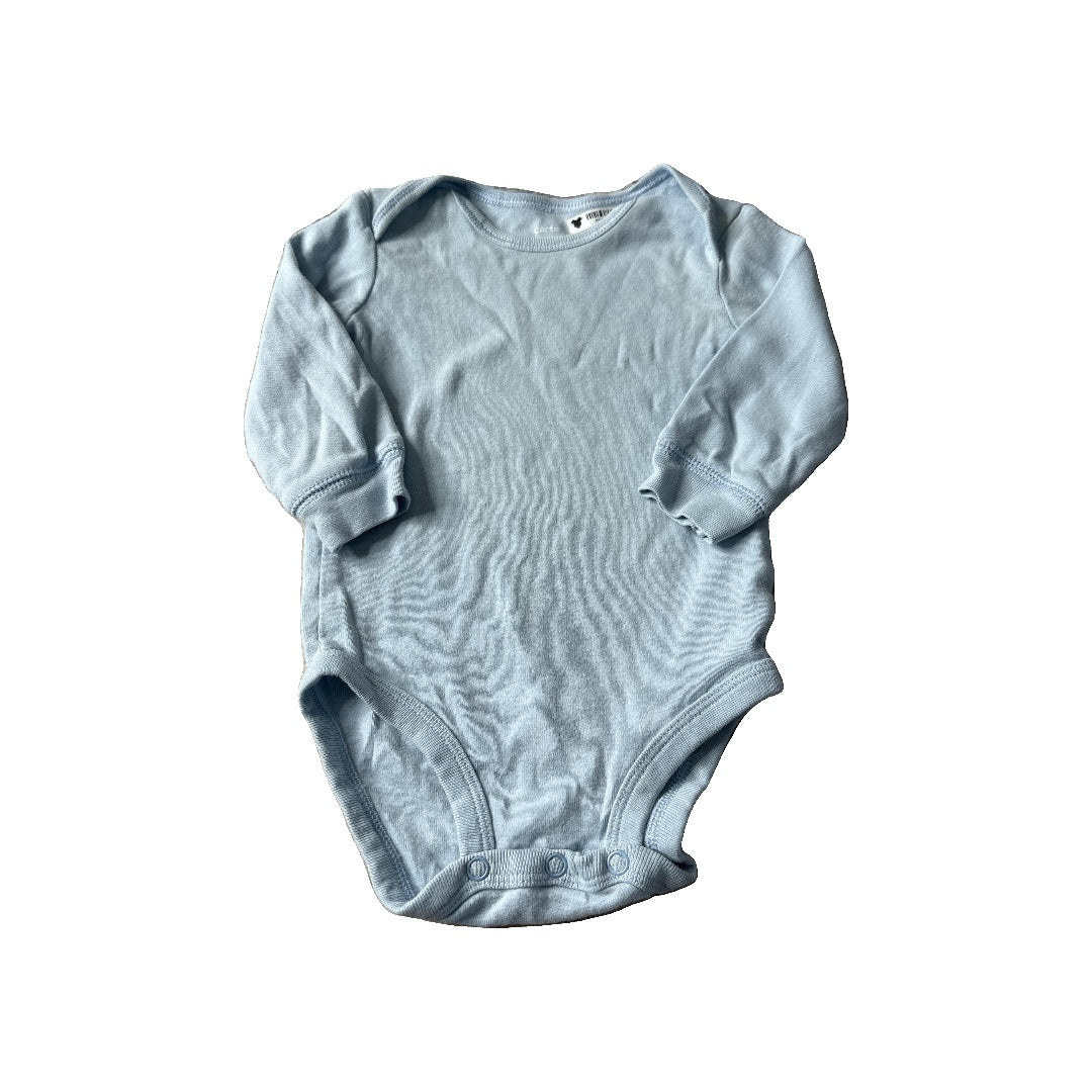 Carters Boys Light Blue Onesie Size: 6 months Light Blue