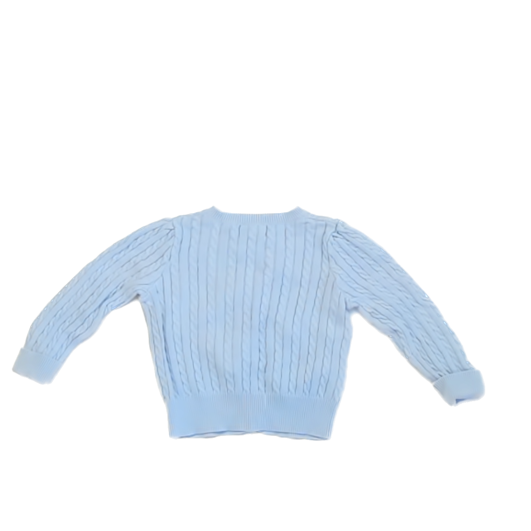 Ralph Lauren Girls Light Blue Cardigan Size: 18 Months Light Blue