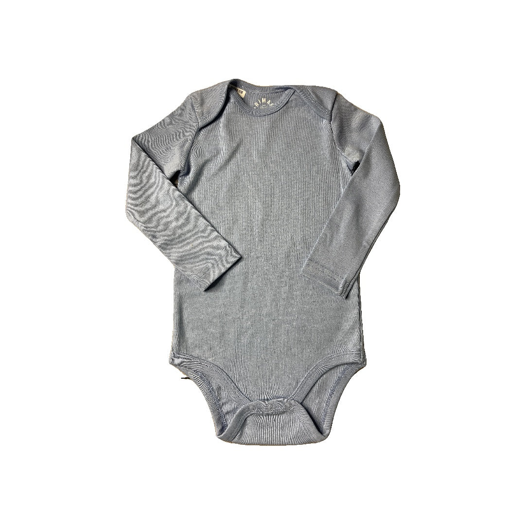 Primary Unisex Light Blue Onesie Size: 12-18 months Light Blue