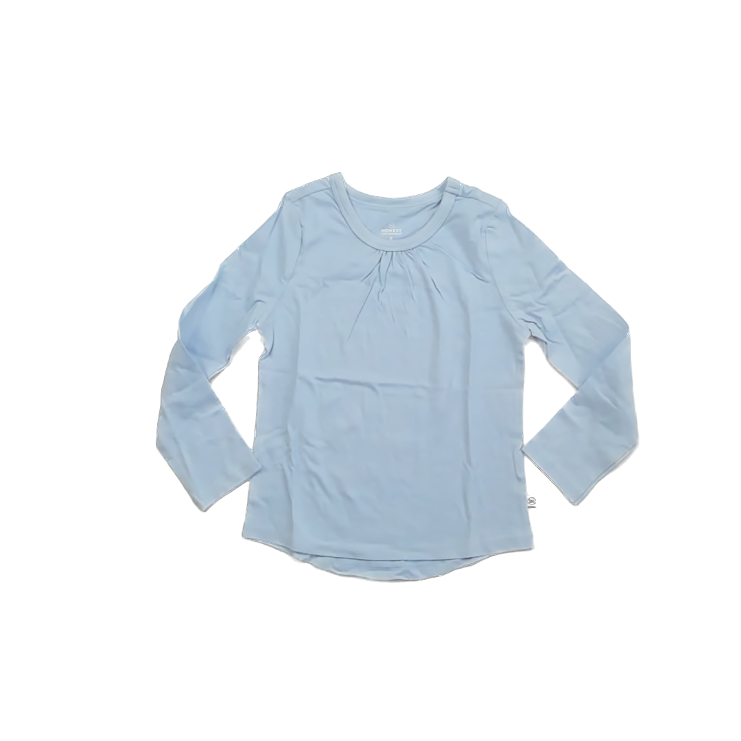 Honest Baby Clothing Girls Light Blue Long Sleeve T-Shirt Size: 5T Light Blue