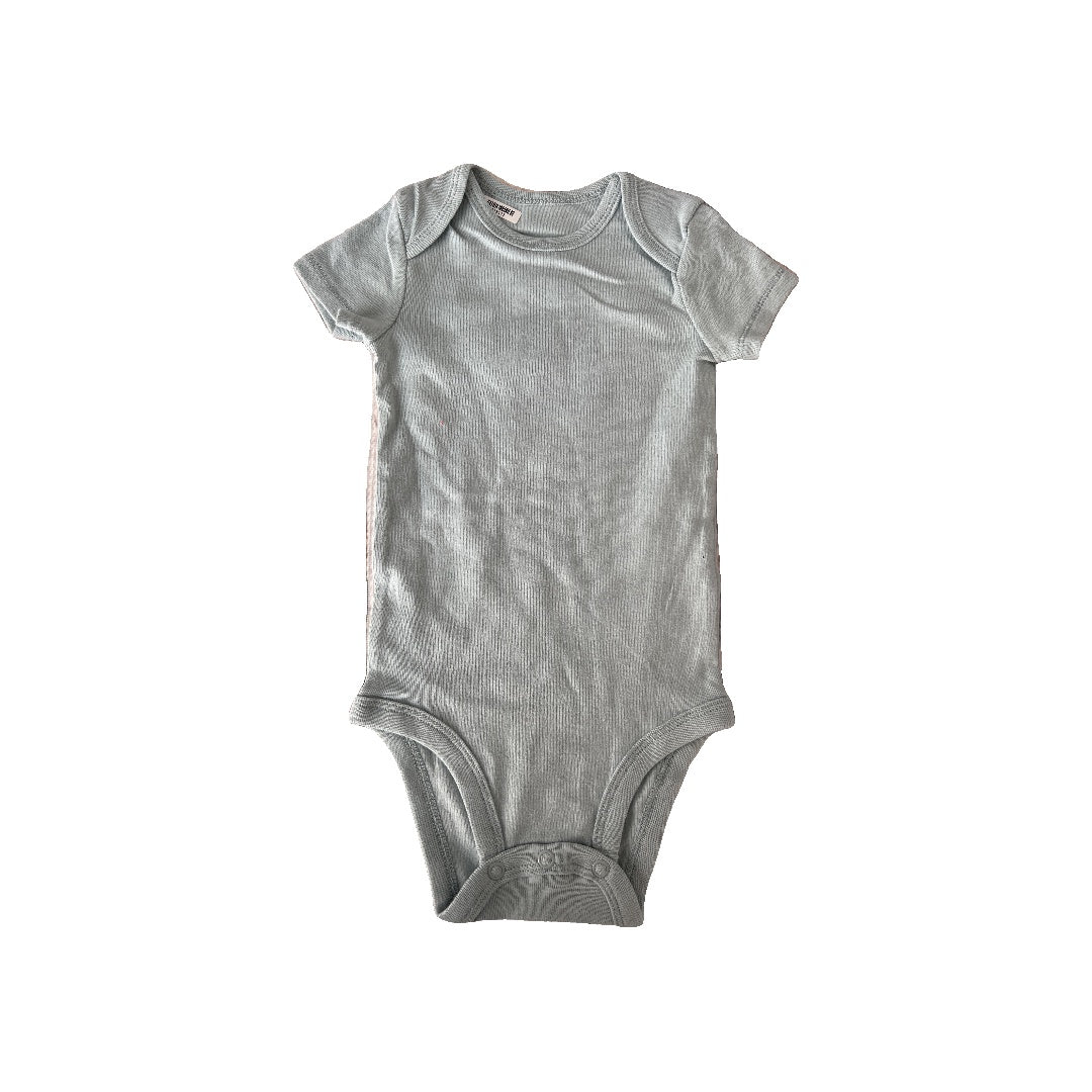 Carters Boys Light Blue Onesie Size: 6 months Light Blue