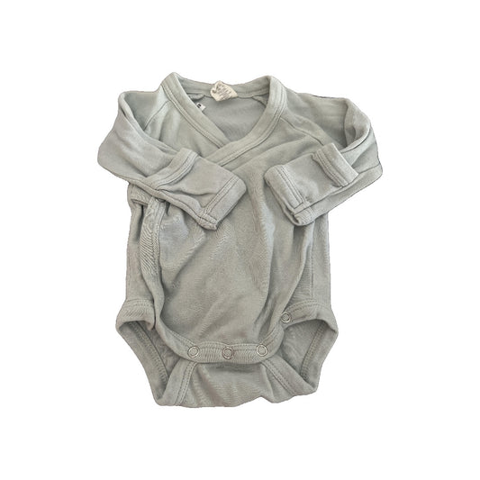 Kate Quinn Unisex Light Blue Onesie Size: 0-3 months Light Blue