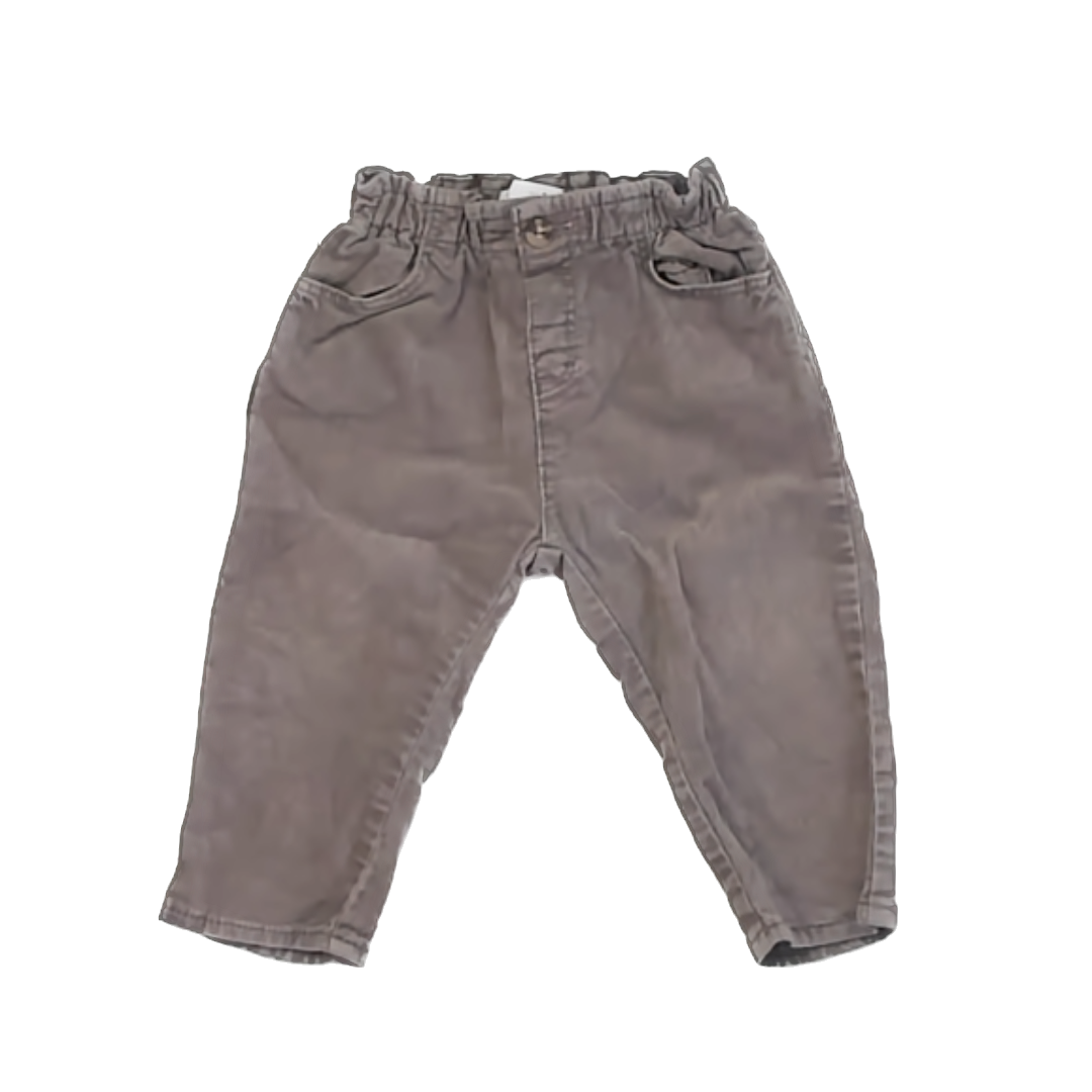 Zara Girls Light Brown Pants Size: 9-12 Months Light Brown