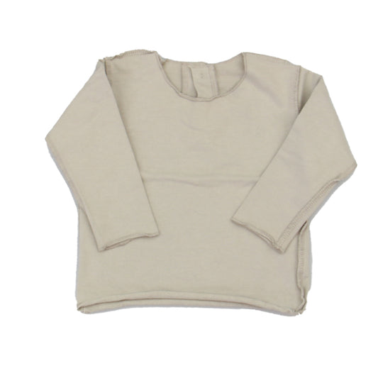 Monsieur Cucu Boys Light Gray Long Sleeve Shirt Size: 12 Months Light Gray