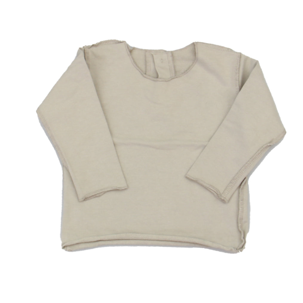 Monsieur Cucu Boys Light Gray Long Sleeve Shirt Size: 12 Months Light Gray