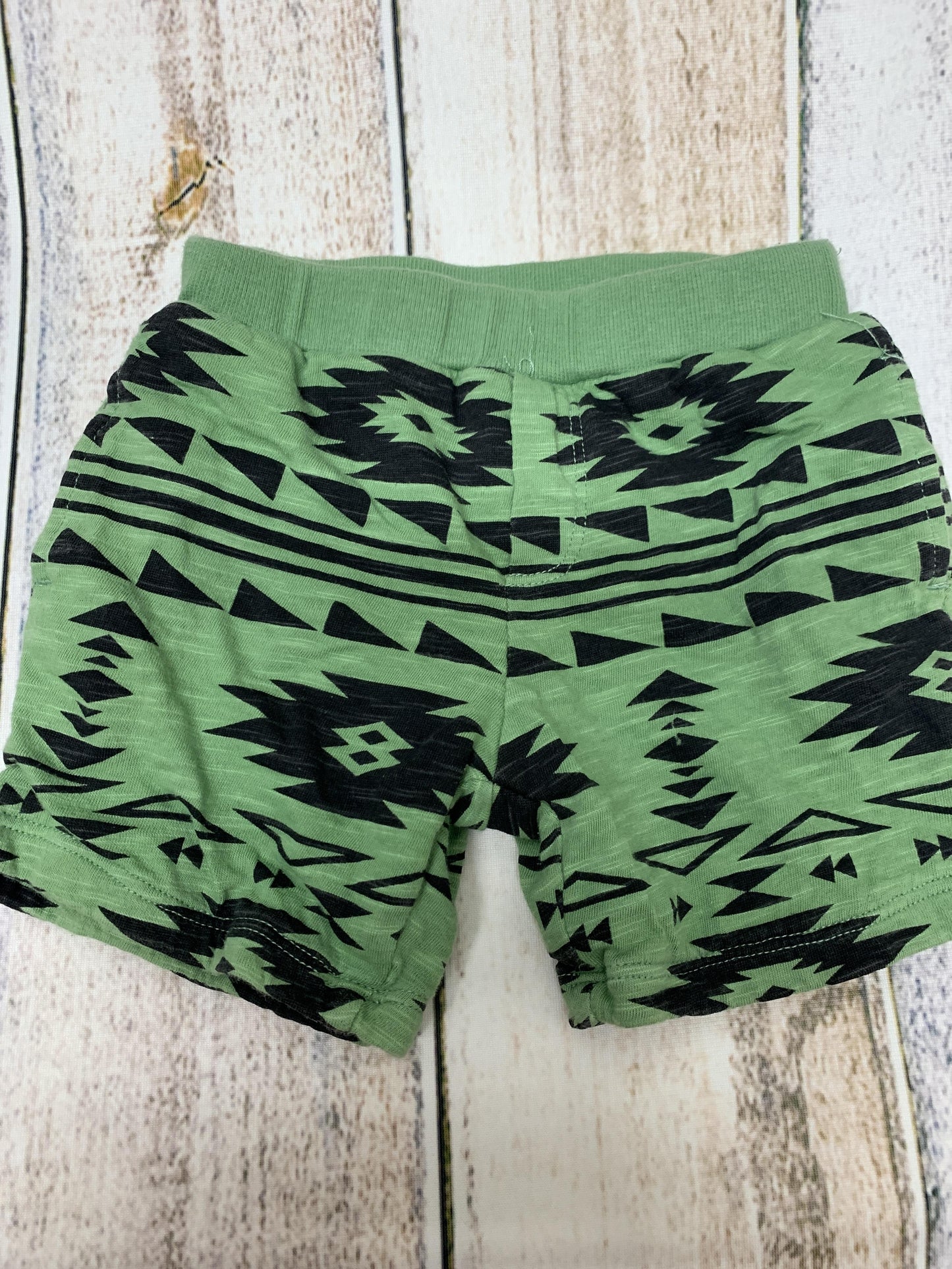 Splendid Boys light green | Black | Pattern Shorts Size: 3-6 months light green | Black | Pattern