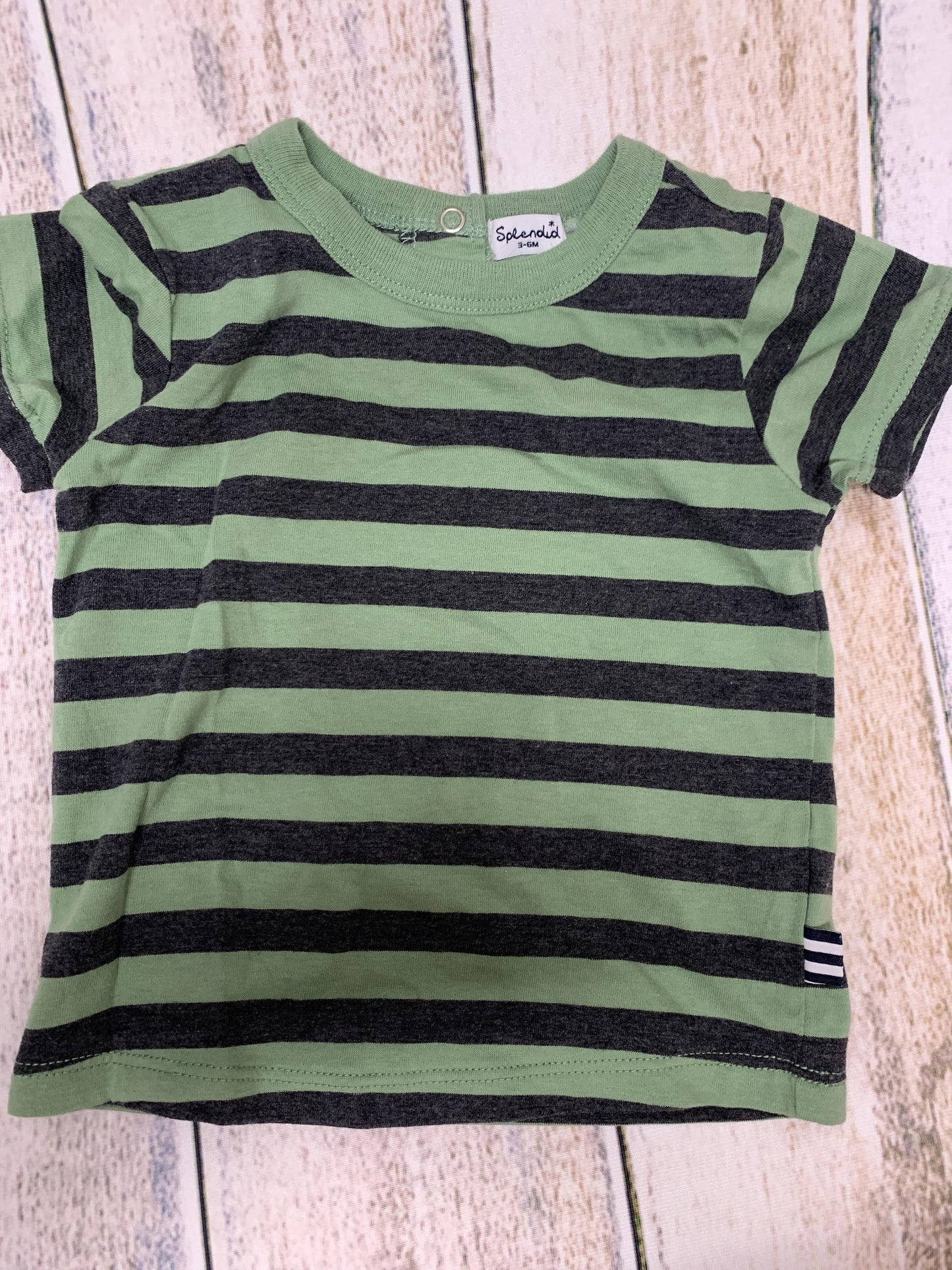 Splendid Boys light green | Black | Pattern T-Shirt Size: 3-6 months light green | Black | Pattern