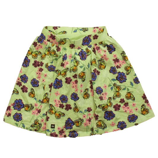 Tea Girls Light Green | Butterflies Skirt Size: 8 Years Light Green | Butterflies