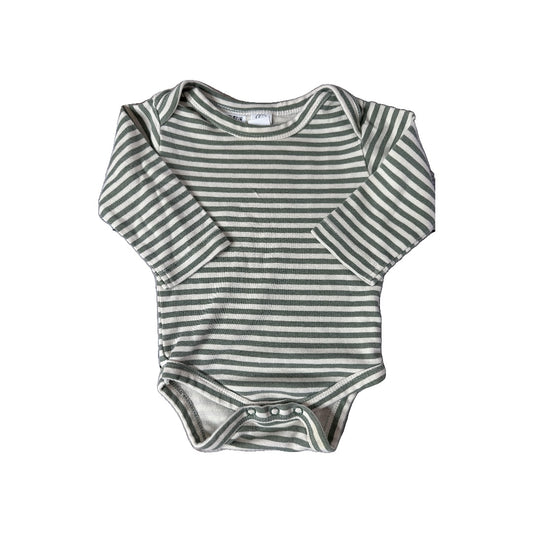 Colored Organics Unisex light green | cream Onesie Size: 0-3 months light green | cream