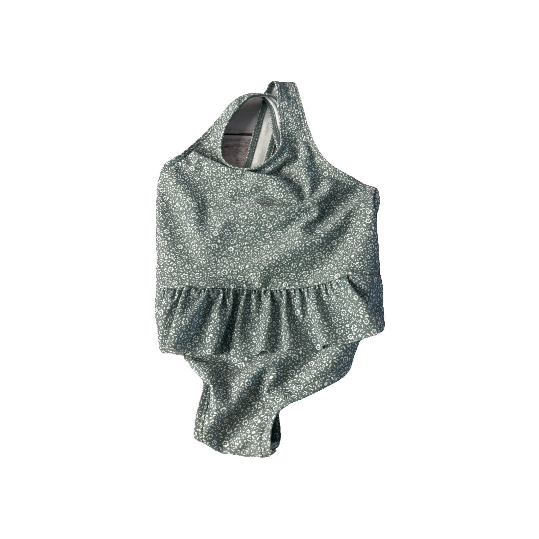 Unisex light green | Flowers Swimwear Size: 18 months light green | Flowers