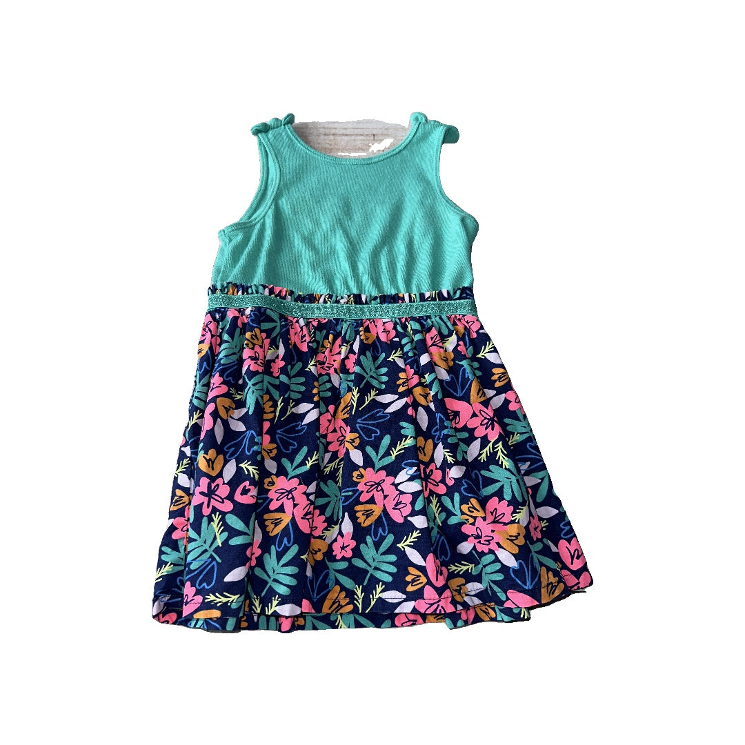 Cat & Jack Girls light green | Flowers Dress Size: 2T light green | Flowers