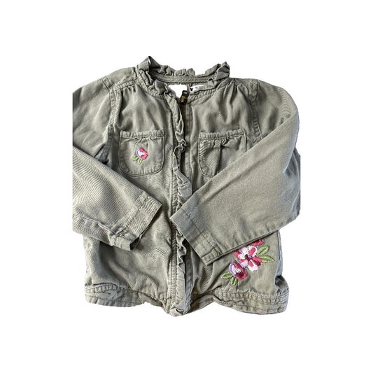 Girls light green | Forest Green Button Down Short Sleeve Size: 4T light green | Forest Green