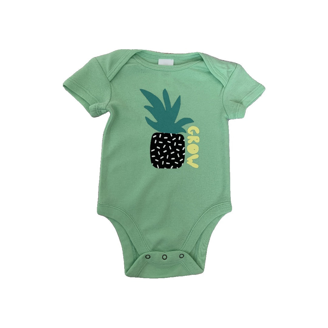 Open Edit Unisex light green | Fruit Onesie Size: 6 months light green | Fruit