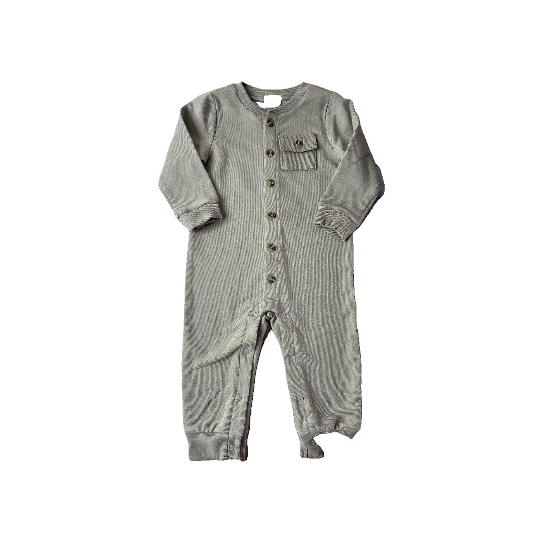 Firsts Boys light green | Grey Long Sleeve Outfit Size: 12 months light green | Grey