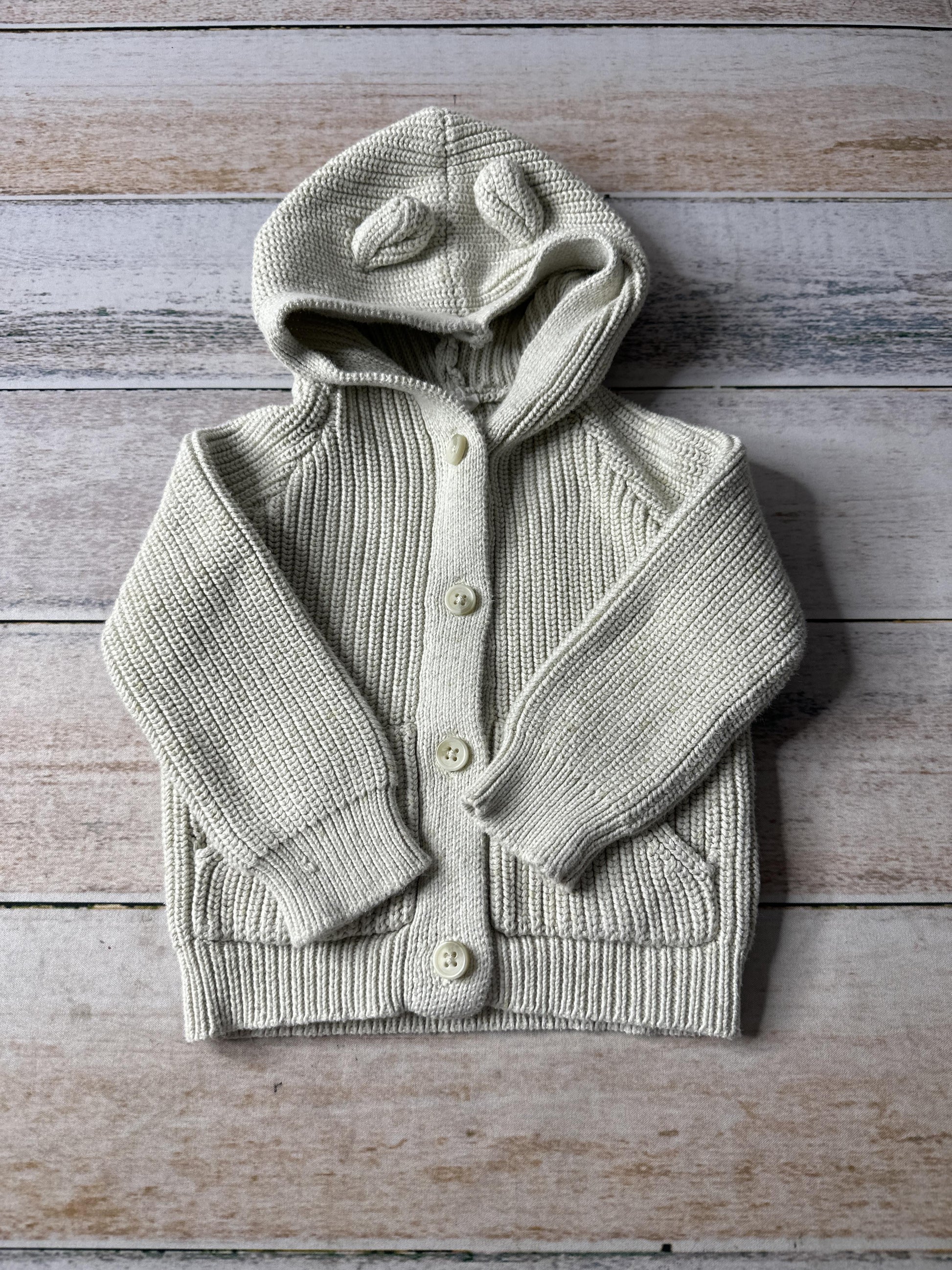 Jamie Kay Boys light green | Grey Sweater Size: 6-12 months light green | Grey