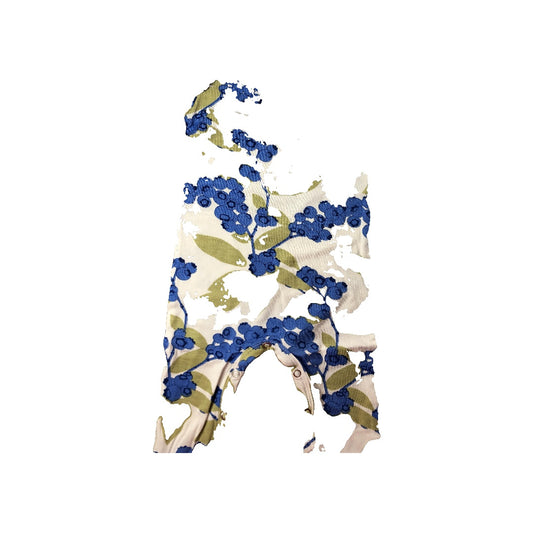 Kate Quinn Girls light green | Light Blue | White Long Sleeve Outfit Size: 0-3 months light green | Light Blue | White