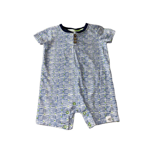 Burt's Bees Unisex light green | Light Blue Romper Size: 6-9 months light green | Light Blue