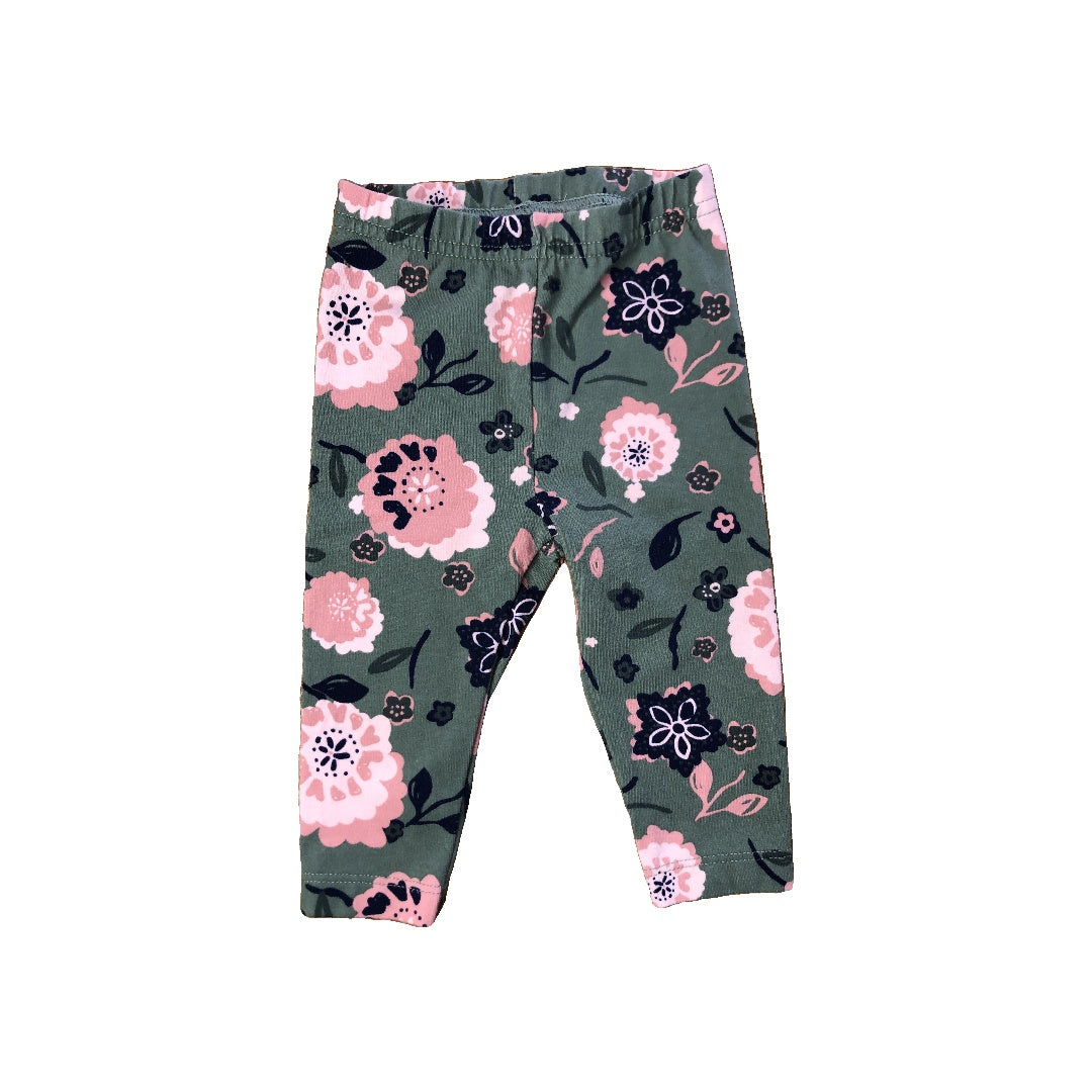 Carters Girls light green | Navy Blue | pink Pants Size: 3-6 months light green | Navy Blue | pink