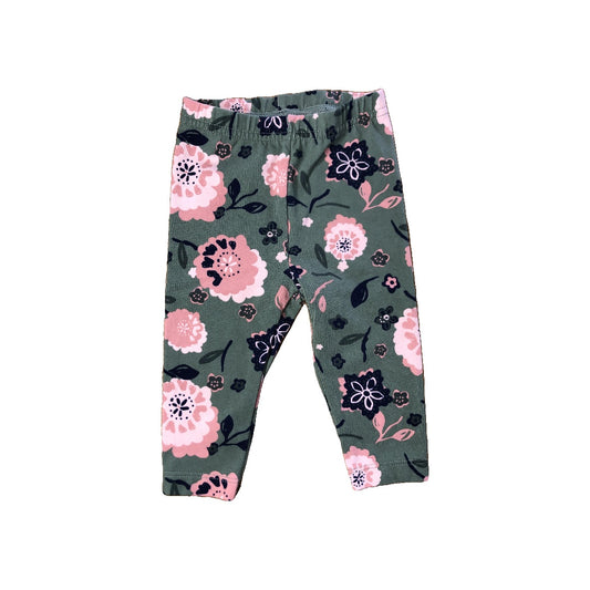Carters Girls light green | Navy Blue | pink Pants Size: 3-6 months light green | Navy Blue | pink