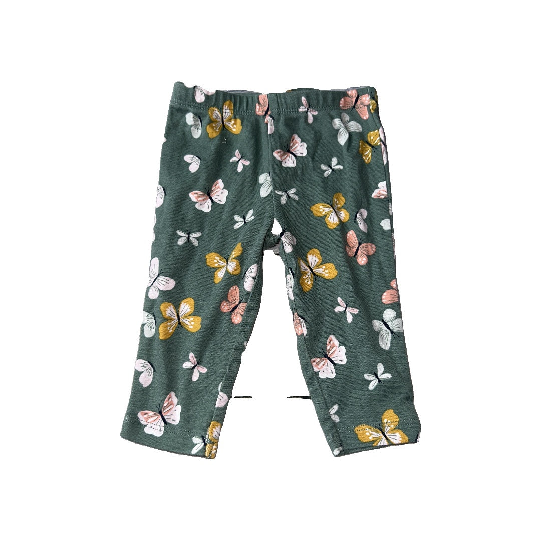 Carters Girls light green | pink | Yellow Pants Size: 3-6 months light green | pink | Yellow