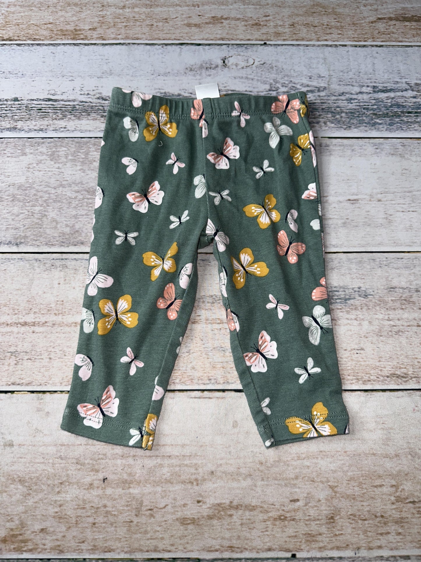 Carters Girls light green | pink | Yellow Pants Size: 3-6 months light green | pink | Yellow