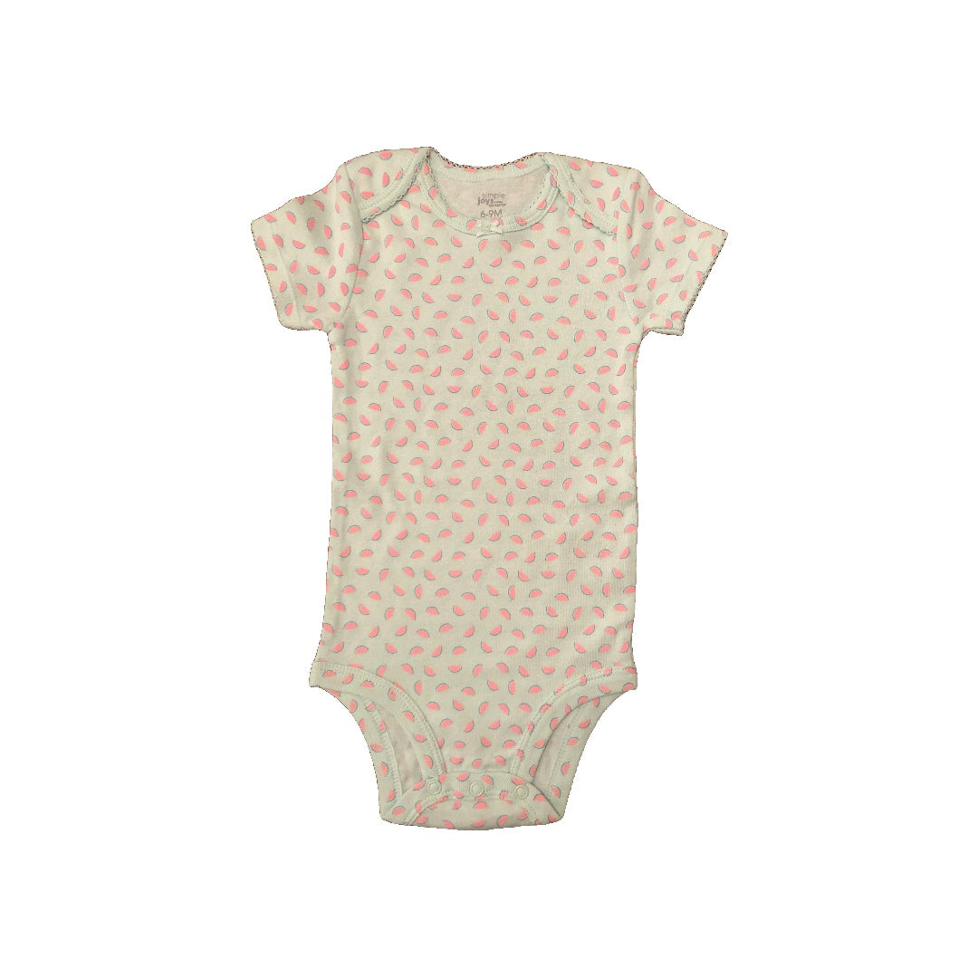 Carters Girls light green | pink Onesie Size: 6-9 months light green | pink
