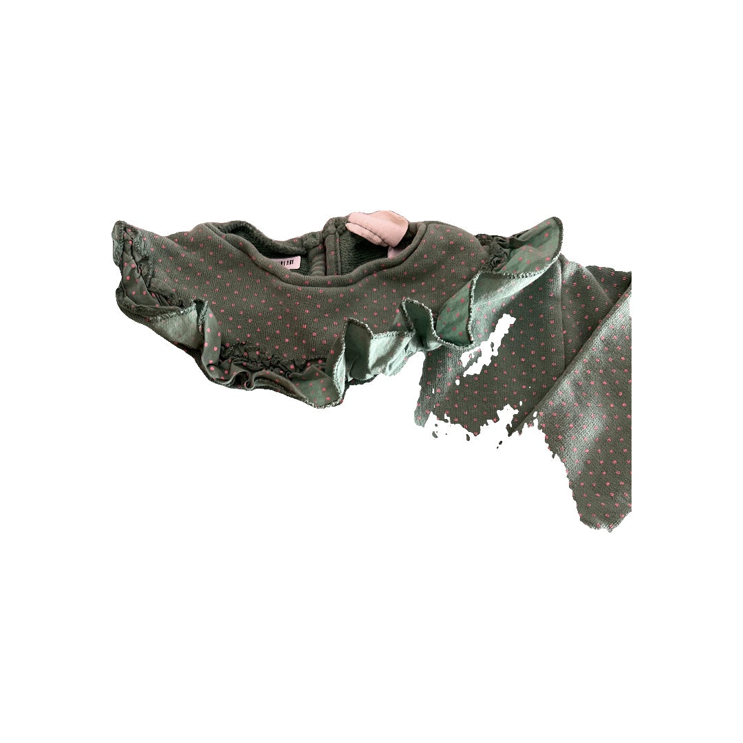 Zara Girls light green | pink Sweater Size: 6-9 months light green | pink