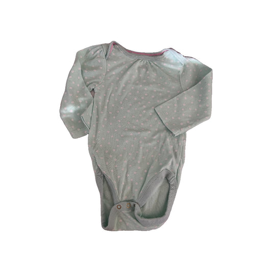 Cloud Island Girls light green | polka dot Long Sleeve Outfit Size: 6-9 months light green | polka dot