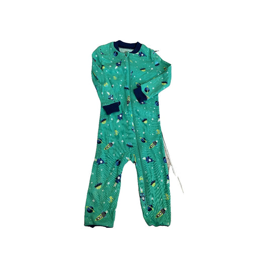 Little Me Boys light green | Space Pajamas Size: 24 months light green | Space