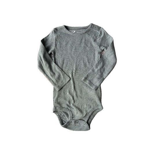 Little Planet Unisex light green | Stripe Onesie Size: 24 months light green | Stripe