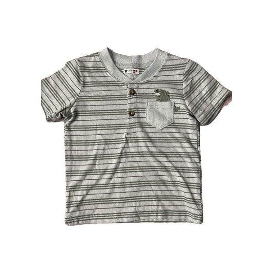 Carters Boys light green | Stripe T-Shirt Size: 6-9 months light green | Stripe