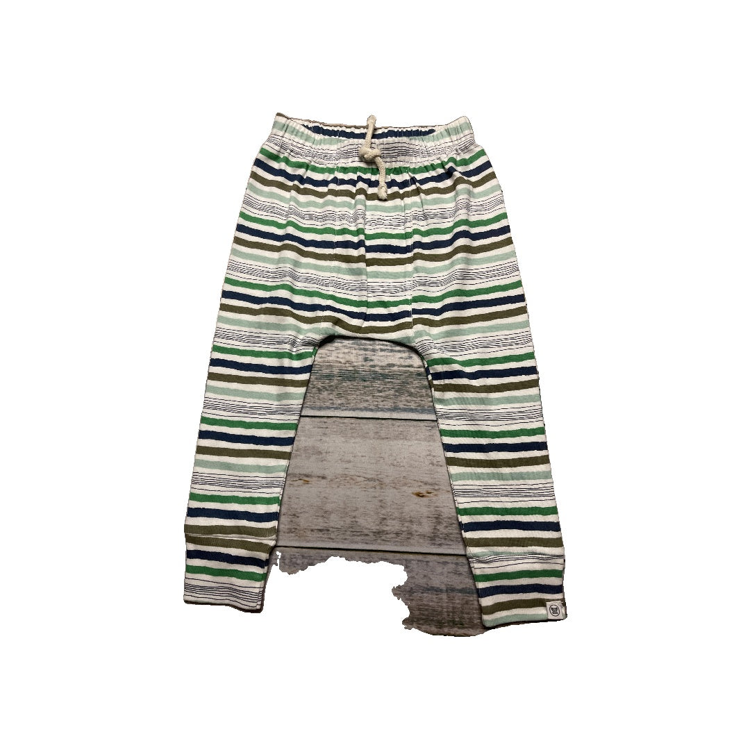 Honest Co Boys light green | Striped | White | Grey | Navy Blue Pants Size: 18 months light green | Striped | White | Grey | Navy Blue