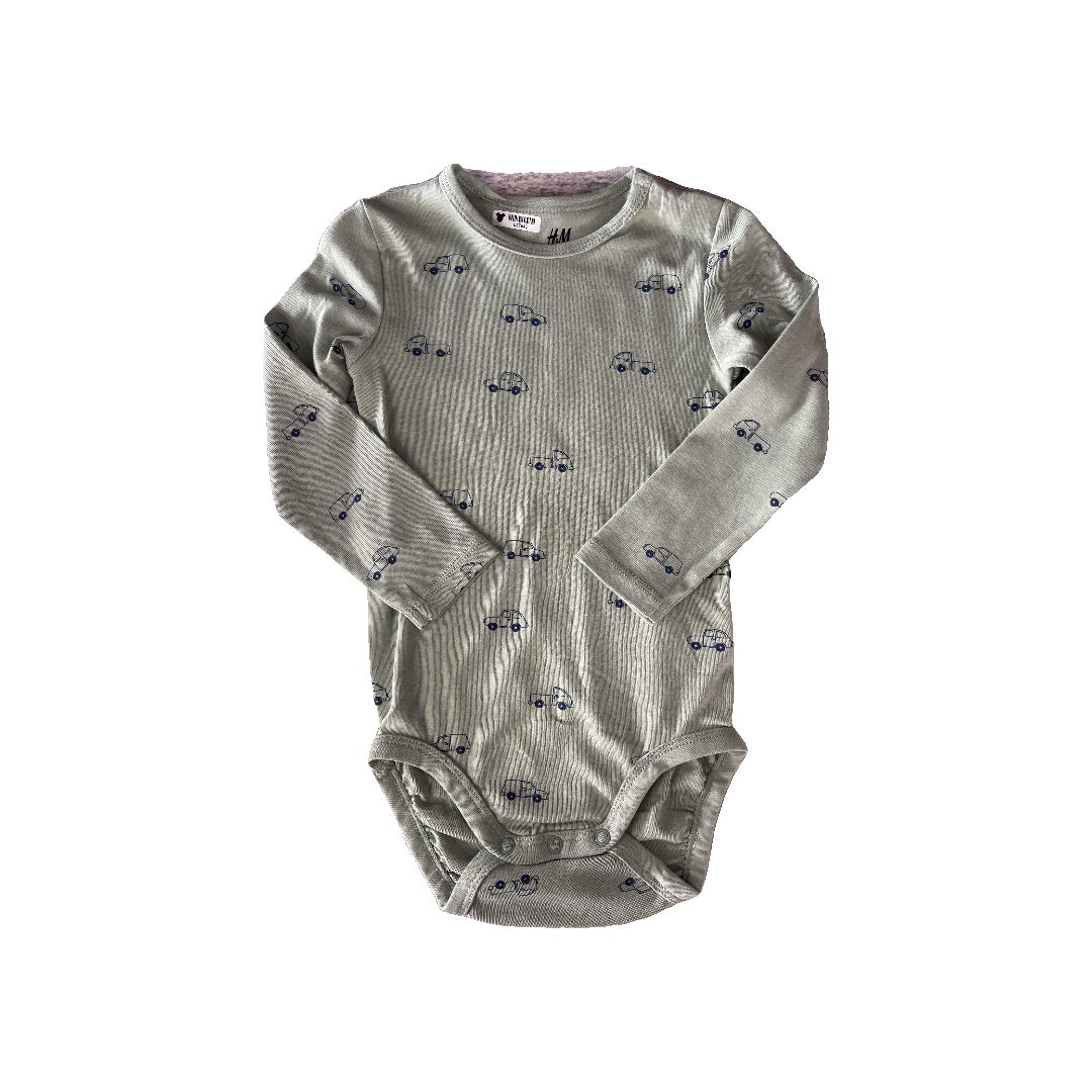 H&M Unisex light green | Trucks Onesie Size: 18 months light green | Trucks