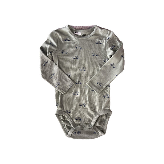 H&M Unisex light green | Trucks Onesie Size: 18 months light green | Trucks