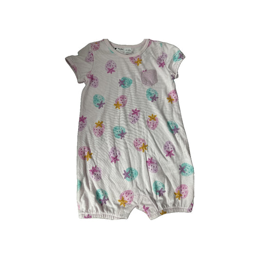 PL Baby Unisex light green | Turquoise | purple Button Down Short Sleeve Size: 18 months light green | Turquoise | purple